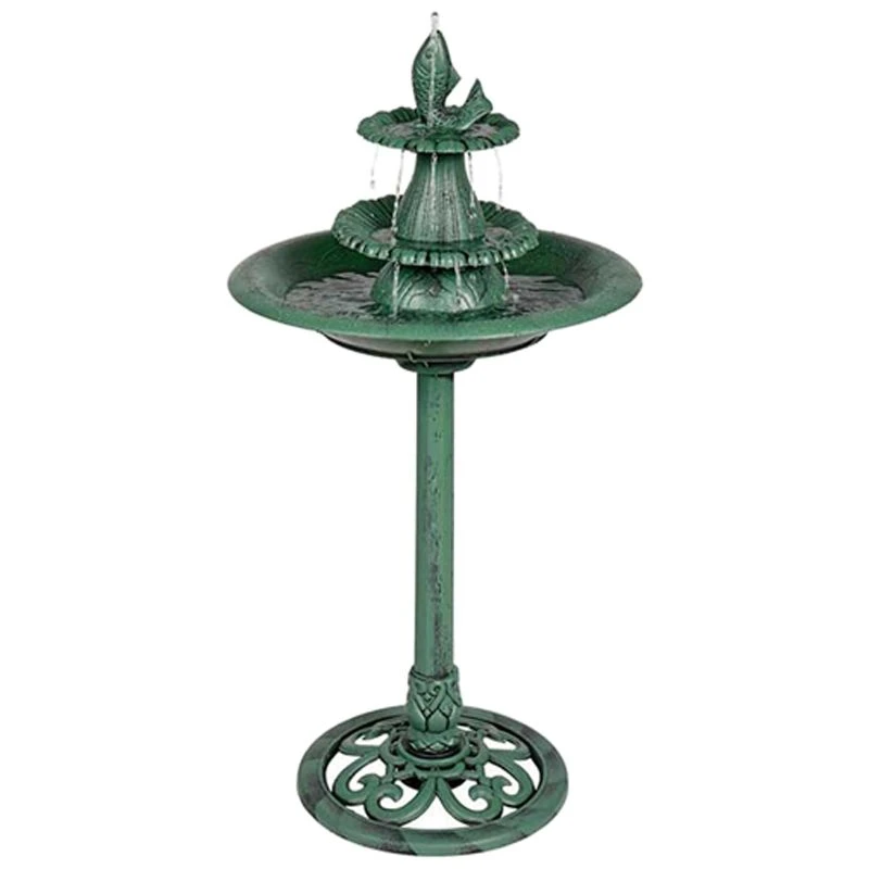 Bermuda - Solar Fish Decor Bird Bath Water Feature 1 Bermuda - Solar Fish Decor Bird Bath Water Feature