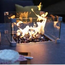 Supremo Catalan Mini Modular Garden Dining Set With Fire Pit Table -Furniture Nature Shop catalan mini modular close up web