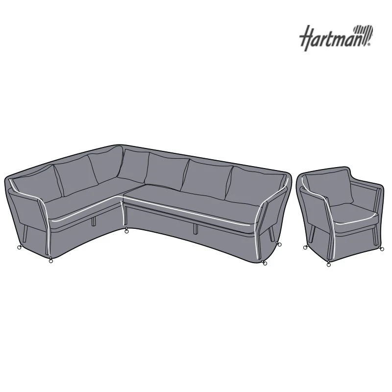 Hartman Dubai Square Corner Set Protective Outdoor Furniture Cover 1 Hartman Dubai Square Corner Set Protective Outdoor Furniture Cover
