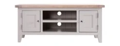 Chalked Oak/Grey 2 Door 1 Shelf TV Unit - Oak Furniture 5 Chalked Oak/Grey 2 Door 1 Shelf TV Unit - Oak Furniture -Furniture Nature Shop gcw013 2