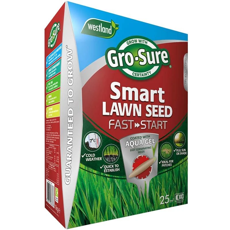 Westland Gro-Sure Smart Lawn Seed Fast Start 1kg 1 Westland Gro-Sure Smart Lawn Seed Fast Start 1kg