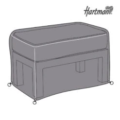 Hartman Apollo/Aurora Foot Stool Protective Outdoor Furniture Cover
