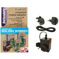 Defenders - 9 Volt DC Universal Mains Adaptor