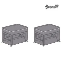 Hartman Sorrento Stool Protective Outdoor Furniture Covers