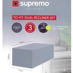 Supremo Dual Recliner Set All Weather Outdoor Furniture Cover
