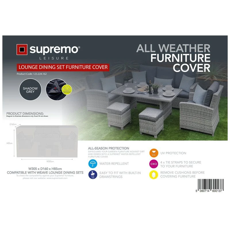 Supremo Lounge Dining Set All Weather Outdoor Furniture Cover 3 Supremo Lounge Dining Set All Weather Outdoor Furniture Cover - Image 3