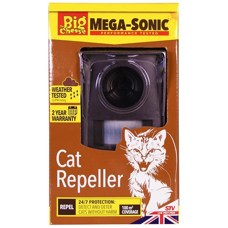 The Big Cheese - Mega Sonic Cat Repeller 1 The Big Cheese - Mega Sonic Cat Repeller