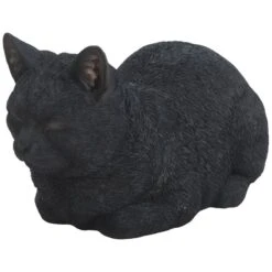 Vivid Arts Real Life Cats - Dreaming Cat Garden Ornament -Furniture Nature Shop vivid arts black dreaming cat web