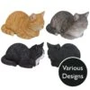 Vivid Arts Real Life Cats - Dreaming Cat Garden Ornament