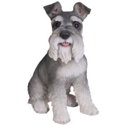 Vivid Arts Real Life Dogs - Miniature Schnauzer Garden Ornament -Furniture Nature Shop vivid arts real life miniature schnauzer medium web