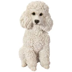 Vivid Arts Real Life Dogs - Poodle Garden Ornament -Furniture Nature Shop vivid arts real life poodle white web