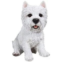 Vivid Arts Real Life Dogs - West Highland Terrier Garden Ornament -Furniture Nature Shop vivid arts real life west highland terrier medium web