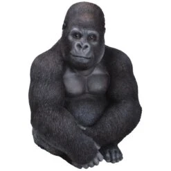 Vivid Arts Real Life Zoo - Gorilla Garden Ornament -Furniture Nature Shop vivid arts real life zoo sitting gorilla web