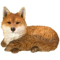 Vivid Arts Real Life Woodland - Fox Garden Ornament -Furniture Nature Shop vivid arts resting fox web 1