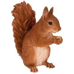 Vivid Arts Real Life Woodland - Red Squirrel Garden Ornament -Furniture Nature Shop vivid arts sitting red squirrel web