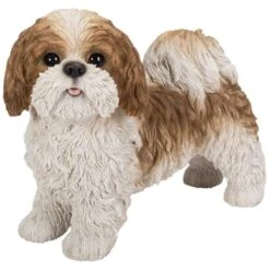 Vivid Arts Real Life Dogs - Shih Tzu Garden Ornament -Furniture Nature Shop vivid arts standing shih tzu brown web